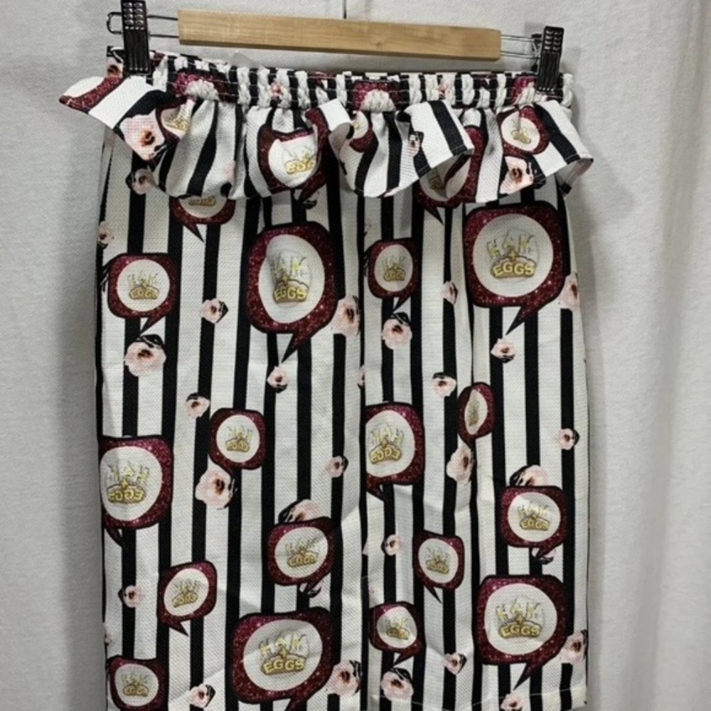 4/$35 Dzzit 160/66A Skirt Falls Knee Ham Eggs